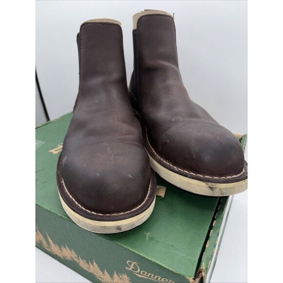 Danner Men's 6" Leather BullRun Chelsea Steel SafetyToe Work Boots Size 11EE USA - Picture 7 of 10